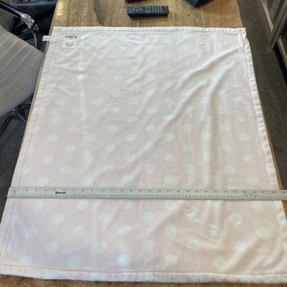 Love by Little Giraffe Baby Polka Dot Cotton Blanket Swaddle Pink White - Picture 4 of 6